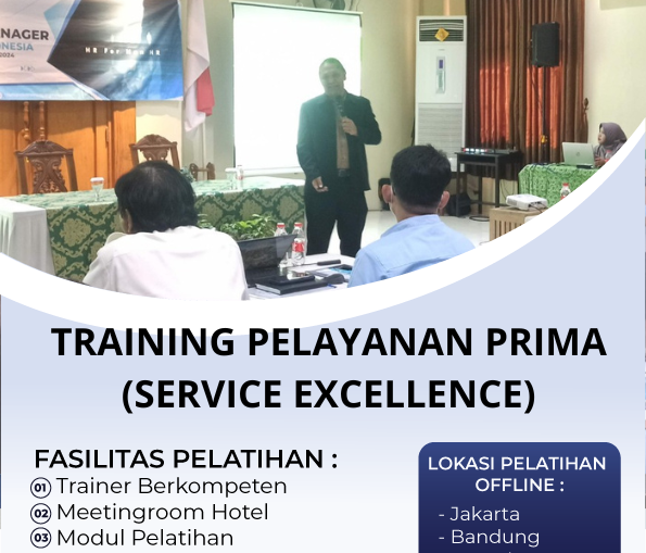TRAINING PELAYANAN PRIMA (SERVICE EXCELLENCE)